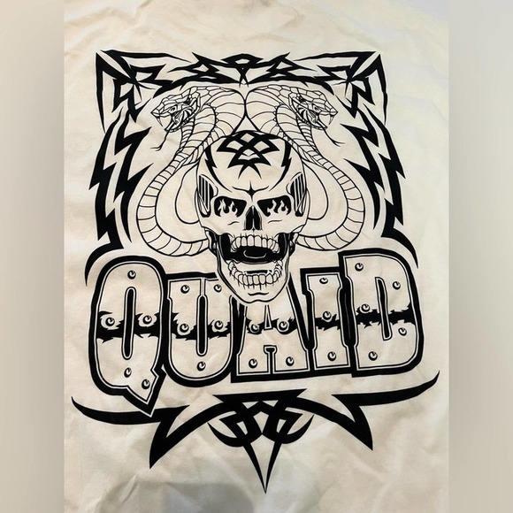 Vintage Giant Tag Quaid Harley-Davidson T Shirt New With Tags - Picture 4 of 5